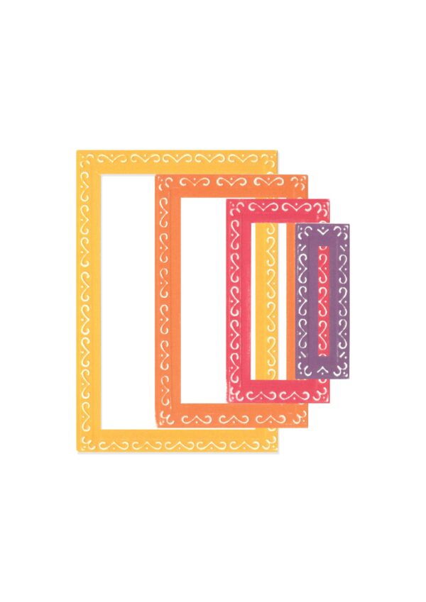 Sizzix® Framelits® Die Set 9PK - Fanciful Framelits, Renee Deco Rectangles by Stacey Park - Image 2