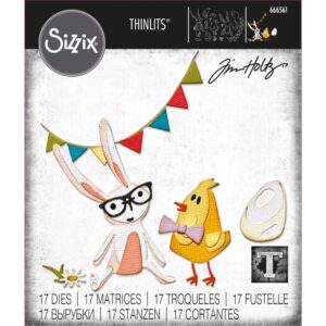 Tim Holtz® Alterations | Sizzix Thinlits™ Die Set 17PK - Vault Bunny + Chick
