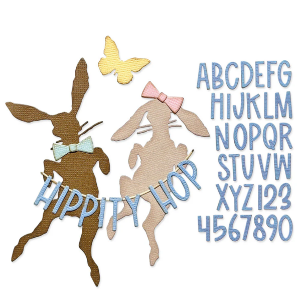 Tim Holtz® Alterations | Sizzix Thinlits™ Die Set 41PK - Vault Hippity Hop - Image 2