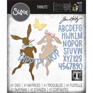 Tim Holtz® Alterations | Sizzix Thinlits™ Die Set 41PK - Vault Hippity Hop