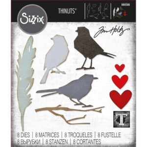 Tim Holtz® Alterations | Sizzix Thinlits™ Die Set 8PK - Vault Lovebirds