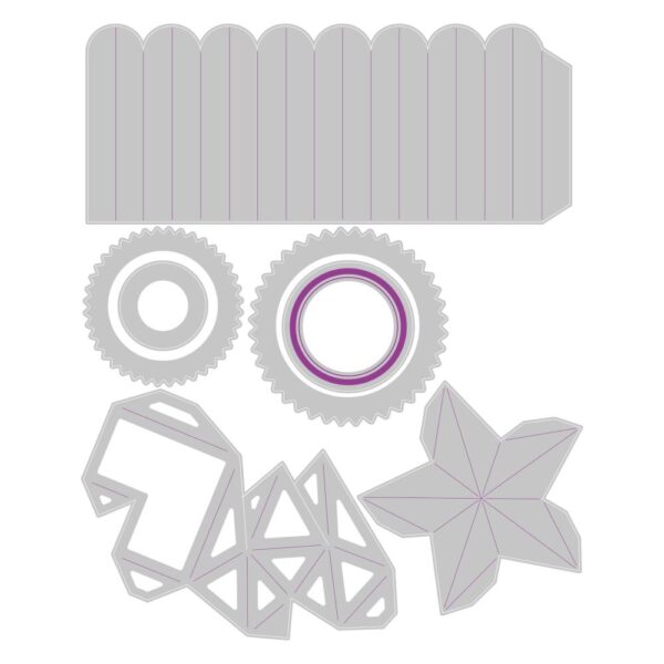 Tim Holtz® Alterations | Sizzix Thinlits™ Die Set 7PK - Vault Rosettes - Image 3