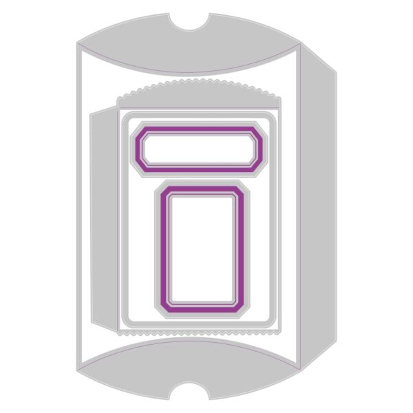 Tim Holtz® Alterations | Sizzix Thinlits™ Die Set 5PK - Vault Pillow Box + Bag - Image 3