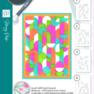Sizzix™ A6 Layered Stencils 4PK – Cosmopolitan, Around the Block by Stacey Park