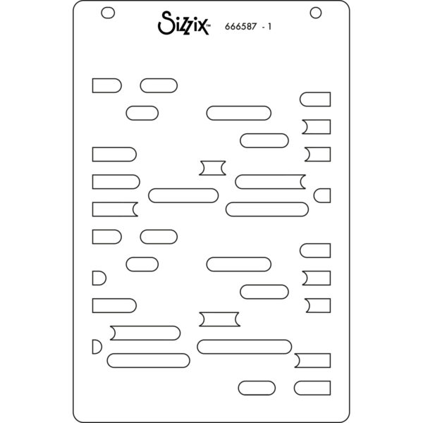 Sizzix™ A6 Layered Stencils 4PK – Cosmopolitan, Downtown by Stacey Park - Image 3