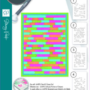 Sizzix™ A6 Layered Stencils 4PK – Cosmopolitan, Downtown by Stacey Park