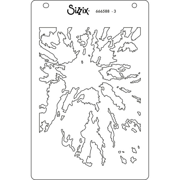 Sizzix™ A6 Layered Stencils 4PK – Cosmopolitan, Floral Impressions by Stacey Park - Image 5