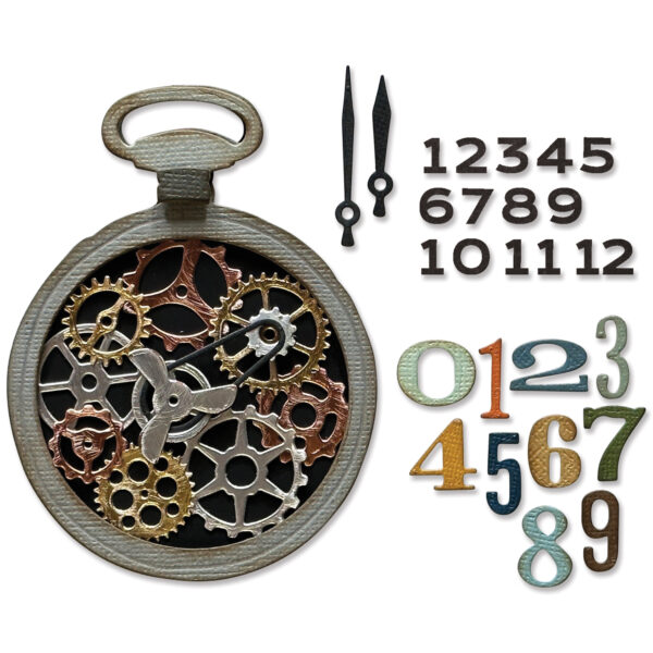 Tim Holtz® Alterations | Sizzix Thinlits™ Die Set 29PK - Vault Watch Gears - Image 2