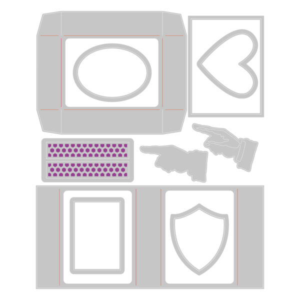Tim Holtz® Alterations | Sizzix Thinlits™ Die Set 10PK - Vault Matchbox - Image 3