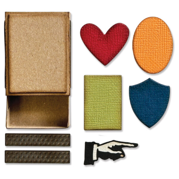 Tim Holtz® Alterations | Sizzix Thinlits™ Die Set 10PK - Vault Matchbox - Image 2