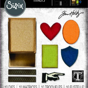 Tim Holtz® Alterations | Sizzix Thinlits™ Die Set 10PK - Vault Matchbox