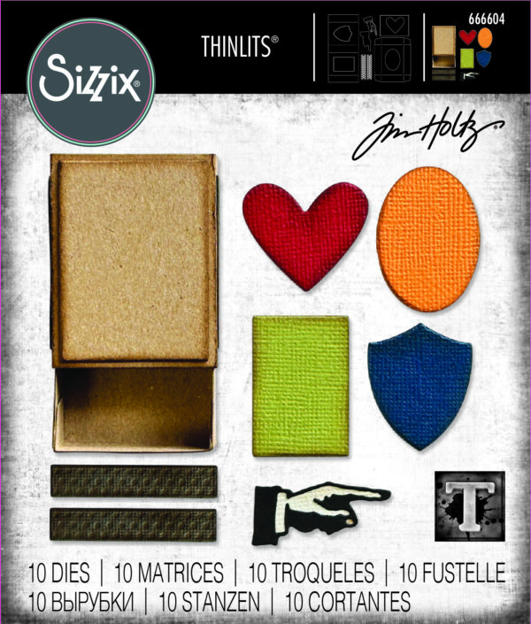 Tim Holtz® Alterations | Sizzix Thinlits™ Die Set 10PK - Vault Matchbox