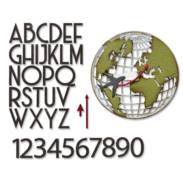 Tim Holtz® Alterations | Sizzix Thinlits™ Die Set 45PK - Vault World Travel - Image 2