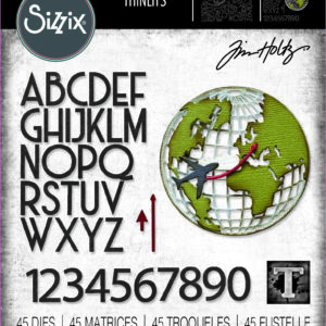 Tim Holtz® Alterations | Sizzix Thinlits™ Die Set 45PK - Vault World Travel