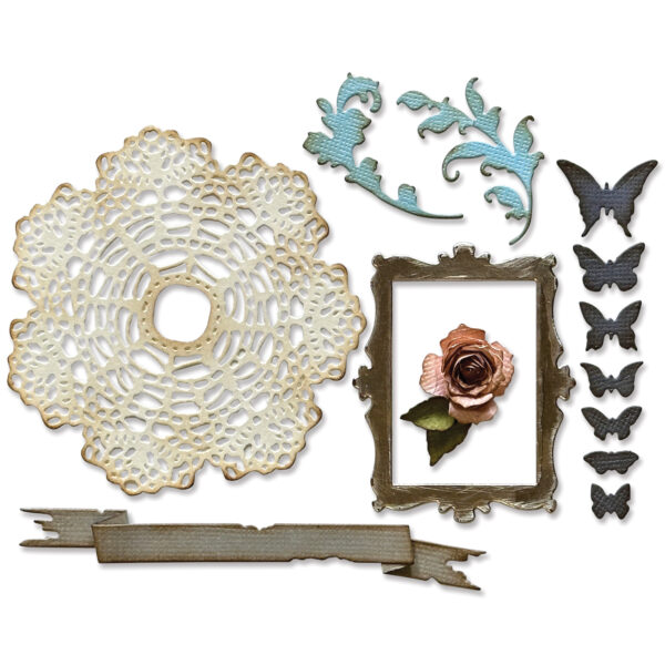 Tim Holtz® Alterations | Sizzix Thinlits™ Die Set 15PK - Vault Boutique - Image 2