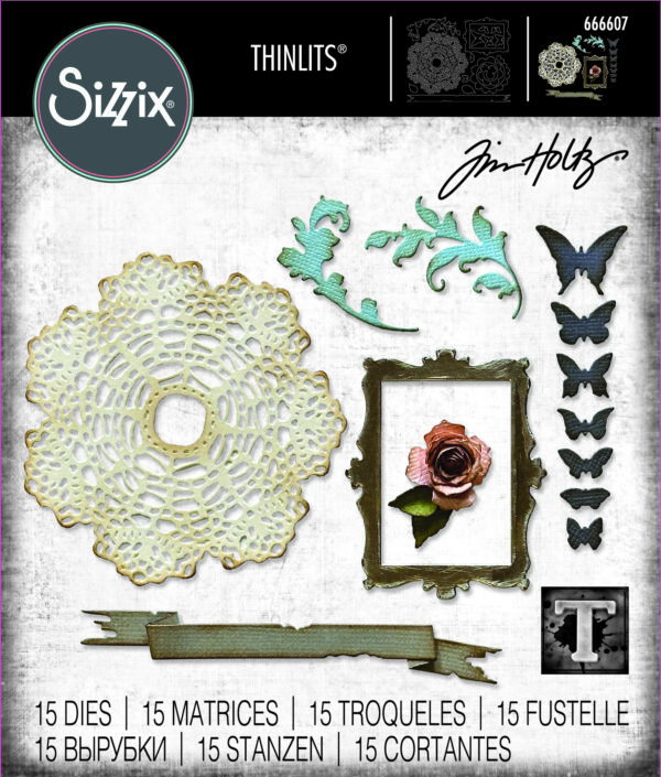 Tim Holtz® Alterations | Sizzix Thinlits™ Die Set 15PK - Vault Boutique