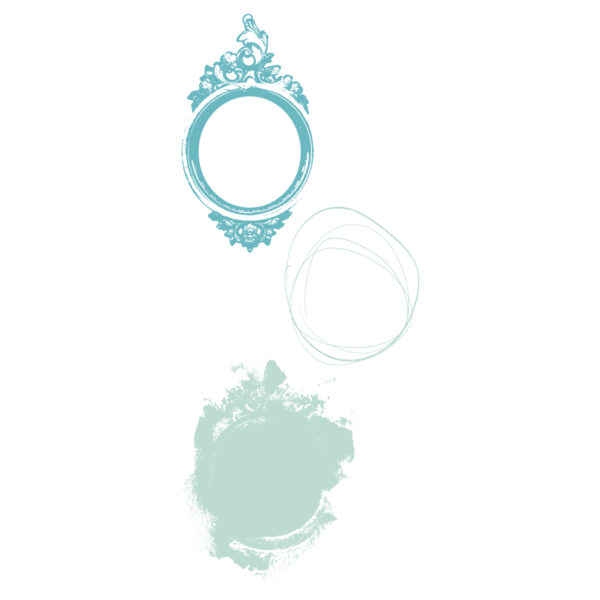 Sizzix™ Layered Clear Stamps Set 3PK - Artsy Regal Frame by 49 and Market - Image 2