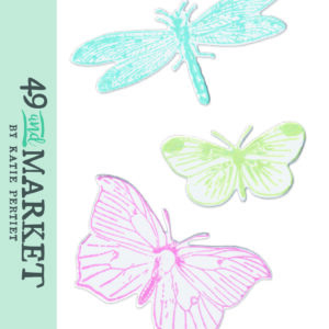 Sizzix® Framelits® Die Set 3PK w/3PK Stamps - Engraved Wings by 49 and Market