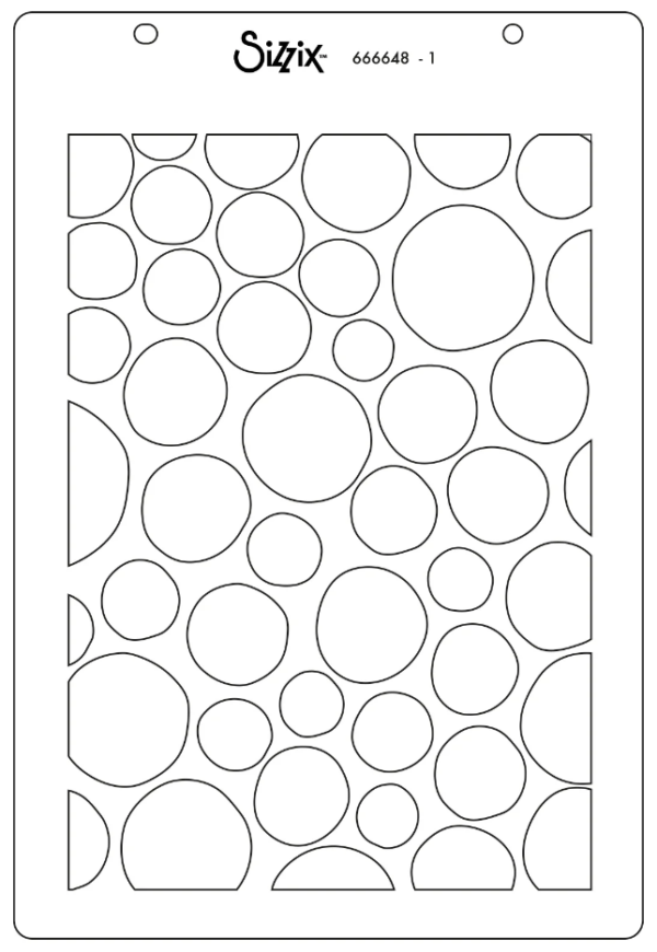 Sizzix A5 Stencil 1PK – Cosmopolitan, Ecliptic Adornment By Stacey Park - Image 3