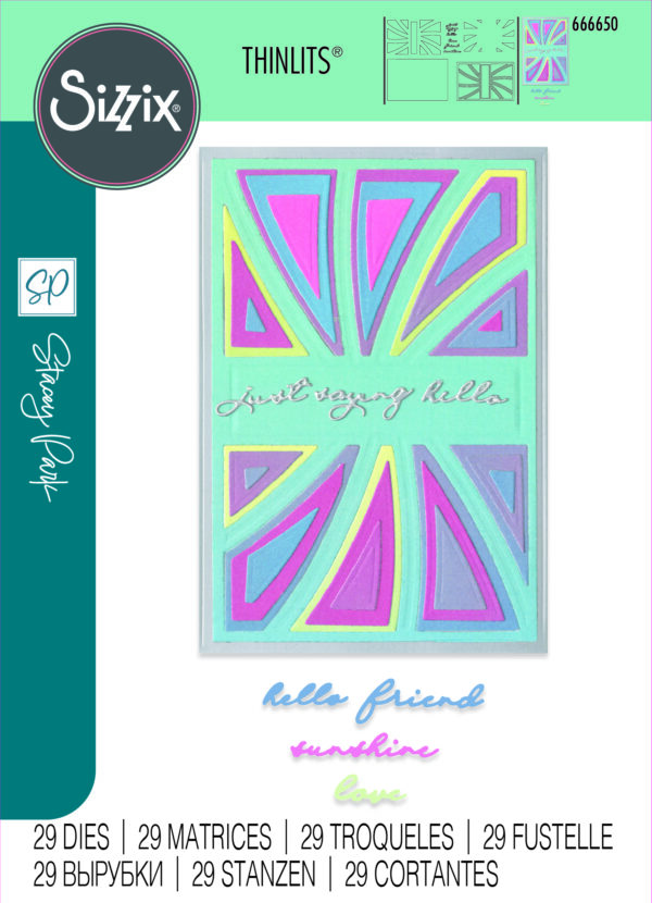 Sizzix Thinlits Die Set 29PK – Cosmopolitan, Swank Spirals By Stacey Park