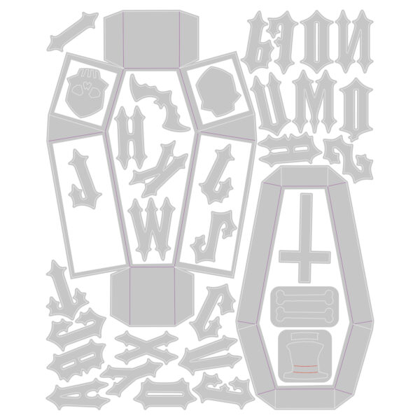 Tim Holtz® Alterations | Sizzix Thinlits™ Die Set 34PK - Vault Coffin Box - Image 3
