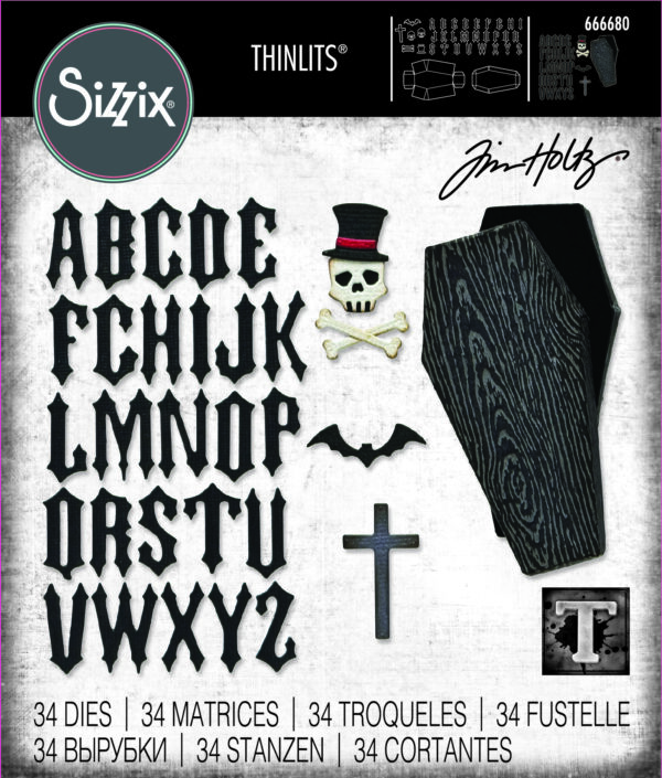 Tim Holtz® Alterations | Sizzix Thinlits™ Die Set 34PK - Vault Coffin Box