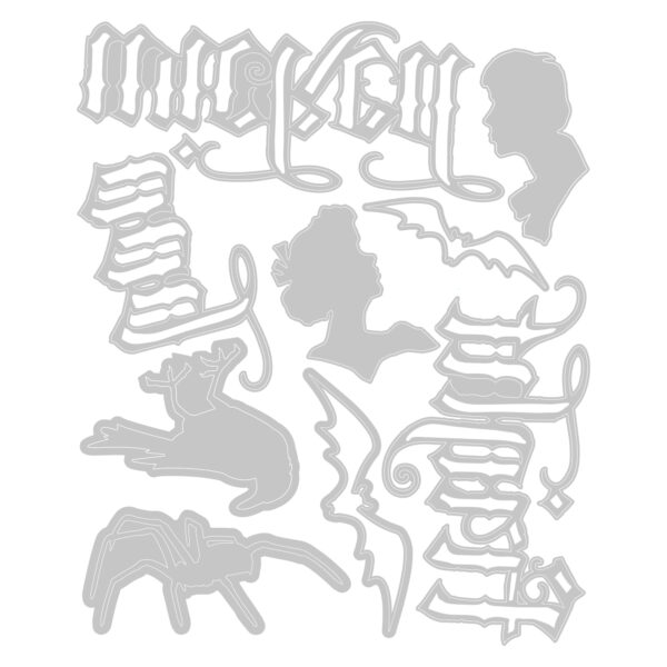 Tim Holtz® Alterations | Sizzix Thinlits™ Die Set 9PK - Vault Gothic Portraits - Image 3