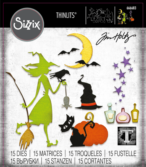 Tim Holtz® Alterations | Sizzix Thinlits™ Die Set 15PK - Vault Wicked