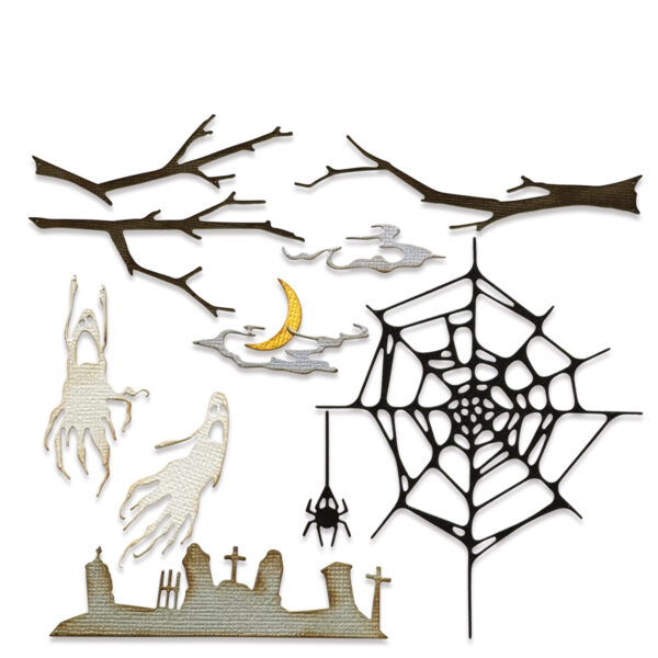 Tim Holtz® Alterations | Sizzix Thinlits™ Die Set 11PK - Vault Fright Night - Image 2