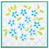 Sizzix Layered Stencil 4PK - Watercolor Flowers & Lattice By Eileen Hull - Image 2