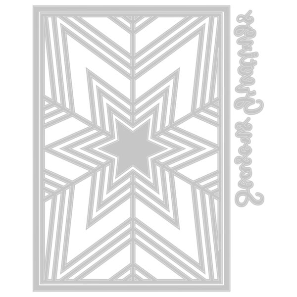 Sizzix Thinlits Die Set 5PK - Cosmopolitan Christmas, Star Bright By Stacey Park - Image 3