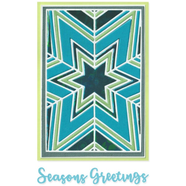 Sizzix Thinlits Die Set 5PK - Cosmopolitan Christmas, Star Bright By Stacey Park - Image 2