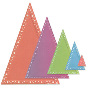 Sizzix Framelits Die Set 16PK - Fanciful Framelits, Patti's Perfect Triangles By Stacey Park