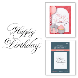 Copperplate Happy Birthday Press Plate