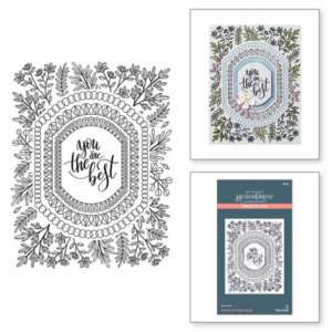 Mirrored Arch Nested Sprigs Press Plate
