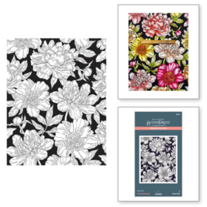 Peony Background Press Plate
