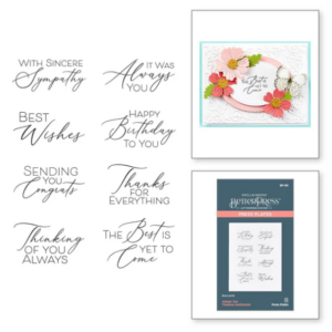 Always You Timeless Sentiments Press Plates