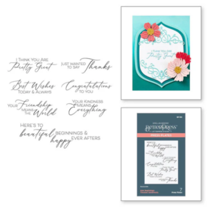 New Beginnings Timeless Sentiments Press Plates