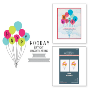 Happy Hooray Balloons Registration Press Plate & Die Set