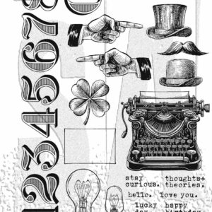 Tim Holtz® Stampers Anonymous Cling Mount Sets -- Curiosity Shop CMS482