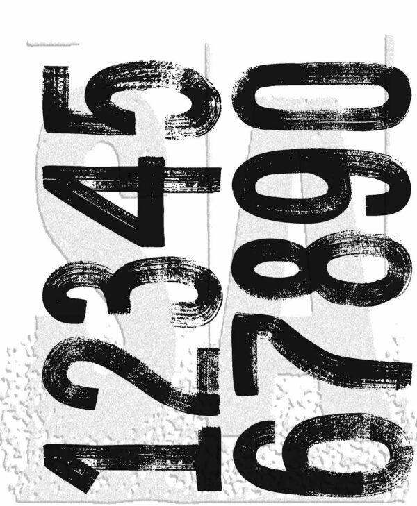 Tim Holtz® Stampers Anonymous Cling Mount Sets -- Paint By Number CMS483