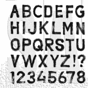 Tim Holtz® Stampers Anonymous Cling Mount Sets -- Sign Painter CMS484
