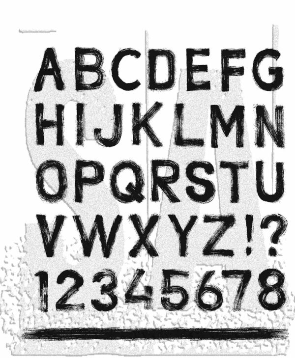Tim Holtz® Stampers Anonymous Cling Mount Sets -- Sign Painter CMS484