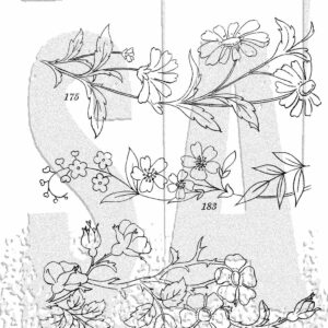 Tim Holtz® Stampers Anonymous Cling Mount Sets -- Embroidery CMS486