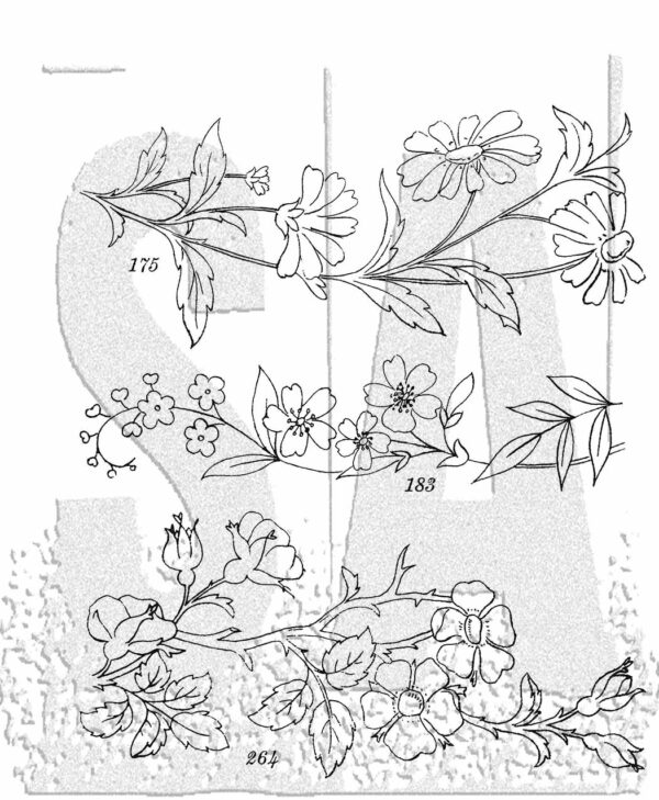 Tim Holtz® Stampers Anonymous Cling Mount Sets -- Embroidery CMS486