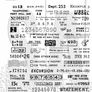 Tim Holtz® Stampers Anonymous Cling Mount Sets -- Tidbits CMS488
