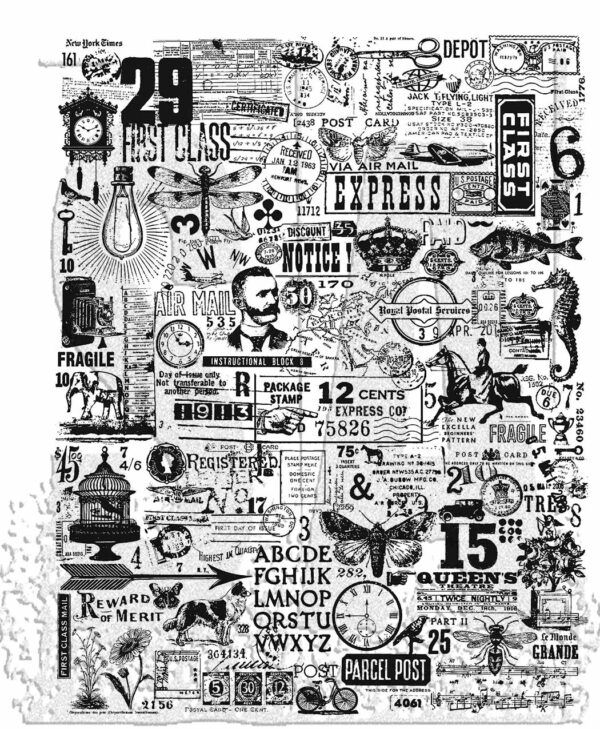 Tim Holtz® Stampers Anonymous Cling Mount Sets -- Hodgepodge CMS490