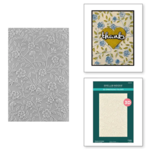 Flowers & Foliage 3D Embossing Folder