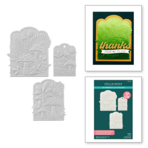 Mushrooms From Me to You 3D Emboss & Cut Folder