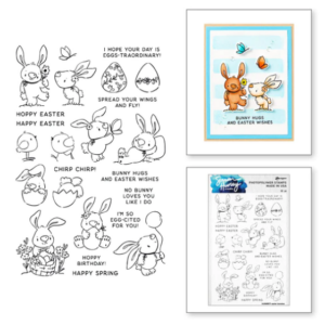 Simon Hurley create. Photopolymer Stamp Easter Bunnies